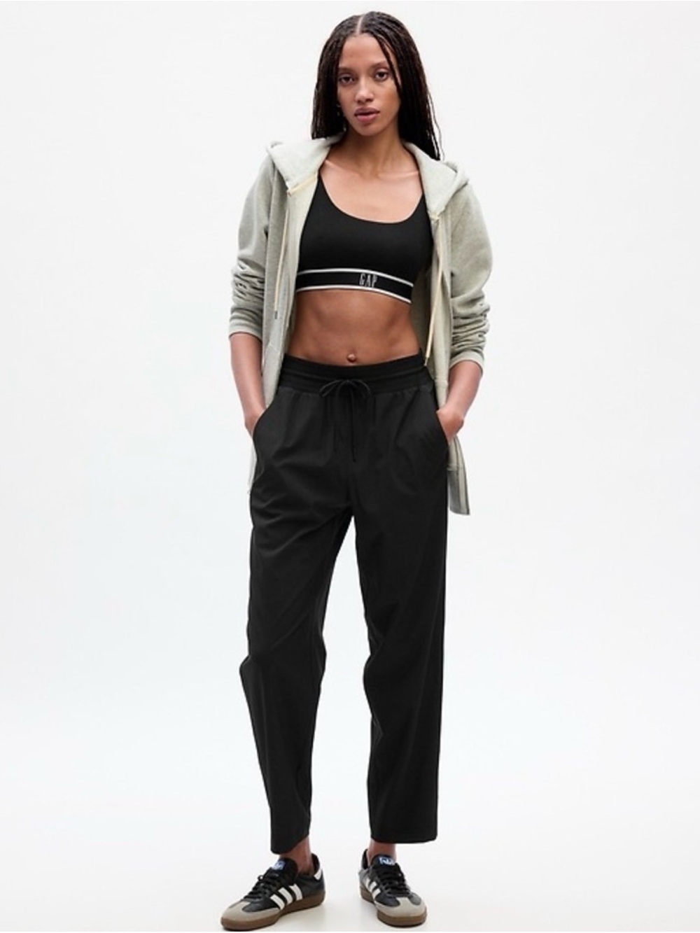 Gapfit Runaround Black Drawstring Pant